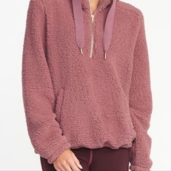 Cozy Sherpa Sweatshirt Hoodie/  Perfect Winter Hoodie - Picture 2 of 7